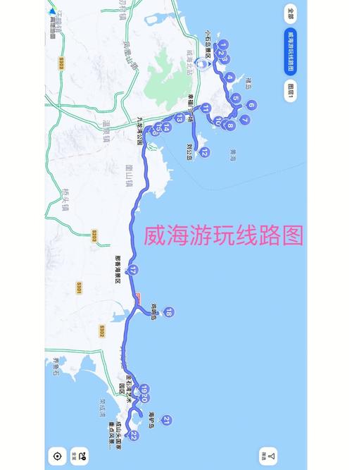 威海旅游景点地图_威海旅游地图景点地图