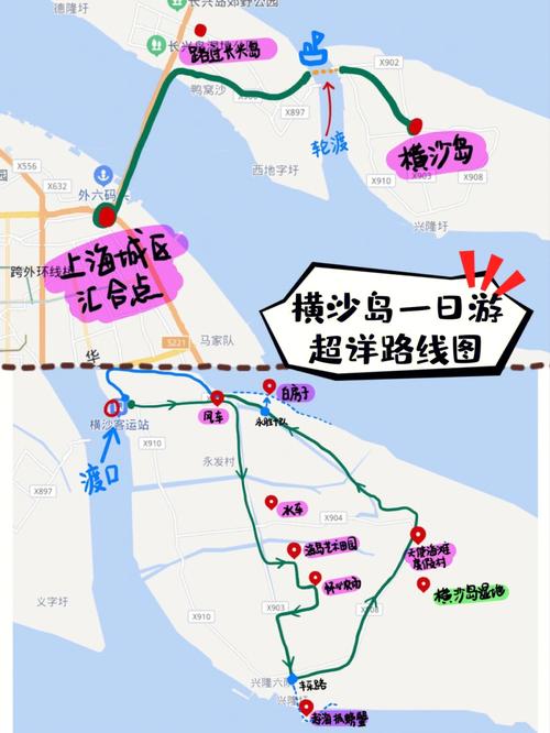 上海横沙岛一日游攻略_上海横沙岛一日游攻略路线图